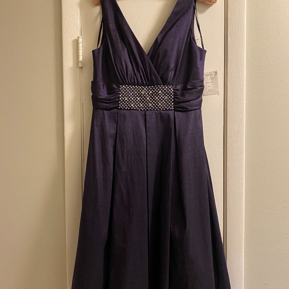 NW NIGHTWAY PLUM COCKTAIL PARTY DRESS